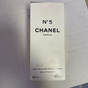CHANEL PARIS No 5 VELVET MILK BATH 13.5oz 400ML For Women Glass Bottle New